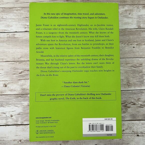 4/$25 An Echo in the Bone by Gabaldon, Diana (Outlander book #7) - Picture 4 of 5